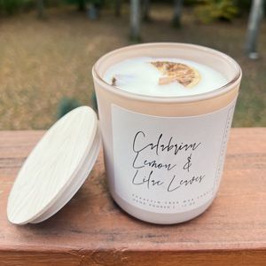 12oz Calabrian Lemon & Lilac Leaves Candle